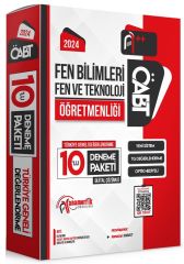 Anamorfik 2024 ÖABT Fen Bilimleri Öğretmenliği Türkiye Geneli 10 Deneme Dijital Çözümlü Anamorfik Yayınları