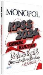 Monopol 2024 KPSS Vatandaşlık Soru Bankası Çözümlü Monopol Yayınları