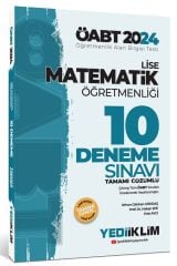 Yediiklim 2024 ÖABT Lise Matematik Öğretmenliği 10 Deneme Çözümlü Yediiklim Yayınları