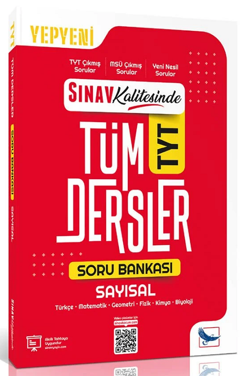 Sınav YKS TYT Tüm Dersler Sayısal Soru Bankası Sınav Yayınları