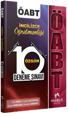 Modadil ÖABT İngilizce Öğretmenliği Özgün 10 Deneme Modadil Yayınları