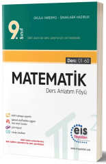 Eis Yayınları 9. Sınıf Matematik DAF Ders Anlatım Föyü Eis Yayınları