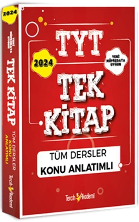 Tercih Akademi 2024 YKS TYT Tüm Dersler Konu Anlatımlı Tek Kitap Tercih Akademi Yayınları