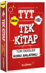 Tercih Akademi 2024 YKS TYT Tüm Dersler Konu Anlatımlı Tek Kitap Tercih Akademi Yayınları