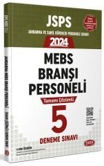 Data 2024 JSPS MEBS Branşı Personeli 5 Deneme Çözümlü Data Yayınları