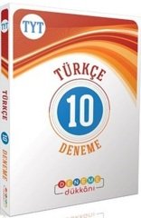 Deneme Dükkanı YKS TYT Türkçe 10 Deneme Deneme Dükkanı Yayınları