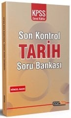 Kariyer Meslek KPSS Tarih Son Kontrol Soru Bankası Kariyer Meslek Yayınları