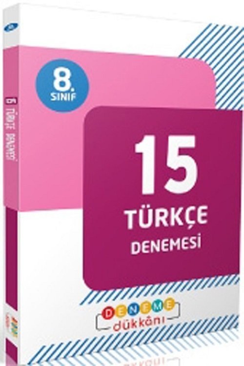 Deneme Dükkanı 8. Sınıf Türkçe 15 Deneme Deneme Dükkanı Yayınları