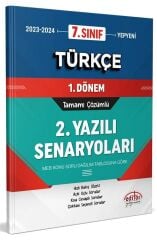 Editör 7. Sınıf Türkçe 1. Dönem Ortak Sınav 2. Yazılı Senaryoları Editör Yayınları