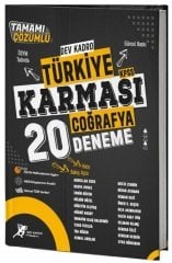 Dev Kadro KPSS Coğrafya Türkiye Karması 20 Deneme Çözümlü Dev Kadro Akademi Yayınları