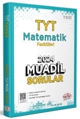 Editör 2024 YKS TYT Matematik Fasikülleri Muadil Sorular Soru Bankası Çözümlü Editör Yayınları