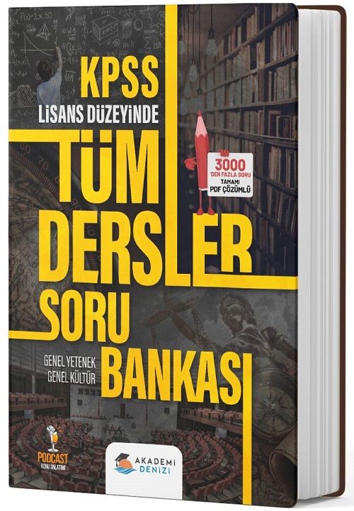 Akademi Denizi KPSS Genel Yetenek Genel Kültür Soru Bankası Tek Kitap Akademi Denizi