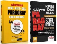 Pegem + Yönerge KPSS ALES DGS Paragraf Ezberbozan Soru 2 li Set Pegem + Yönerge Yayınları