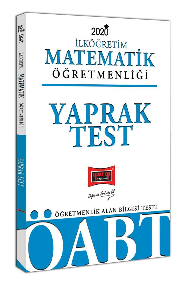 Yargı 2020 ÖABT İlköğretim Matematik Öğretmenliği Yaprak Test Yargı Yayınları