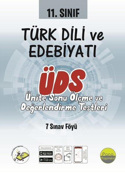 Pano 11. Sınıf Türk Dili ve Edebiyatı ÜDS Ünite Değerlendirme Sınavı Pano Yayınevi