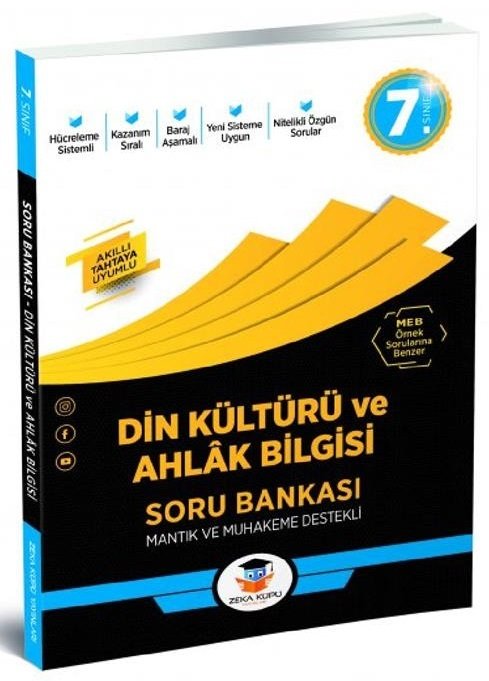 Zeka Küpü 7. Sınıf Din Kültürü ve Ahlak Bilgisi Soru Bankası Zeka Küpü Yayınları