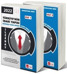 Akfon 2022 Kaymakamlık Türkiye'nin İdari Yapısı İLÇEBAY Soru Bankası Çözümlü 2 Cilt - Muratcan Akdi Akfon Yayınları