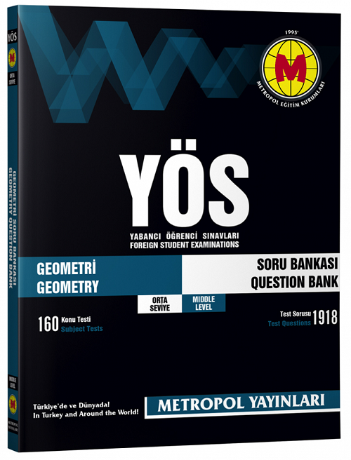Metropol YÖS Geometri Orta Seviye Soru Bankası Metropol Yayınları