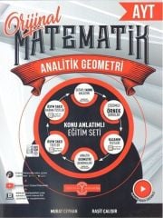 Orijinal YKS AYT Matematik Analitik Geometri Konu Anlatımlı Eğitim Seti Orijinal Yayınları