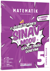 Pruva Akademi 5. Sınıf Matematik Sınav Modu 15 Deneme Pruva Akademi