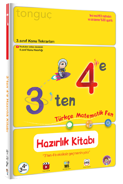 Tonguç 3 ten 4 e Hazırlık Kitabı Tonguç Akademi