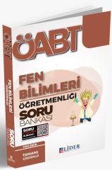 Lider ÖABT Fen Bilimleri Öğretmenliği Soru Bankası Çözümlü Lider Yayınları