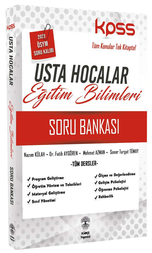 Künçe KPSS Usta Hocalar Eğitim Bilimleri Soru Bankası Künçe Yayınevi