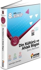 Aydın 8. Sınıf LGS Din Kültürü ve Ahlak Bilgisi Üç Adım Soru Bankası Aydın Yayınları