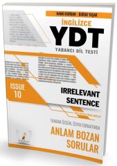 Pelikan YDT İngilizce Irrelevant Sentence Issue-10 Pelikan Yayınları