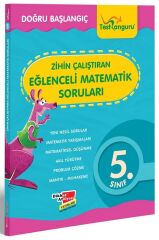 Dikkat Atölyesi 5. Sınıf Matematik Zihin Çalıştıran Eğlenceli Kanguru Soruları Dikkat Atölyesi Yayınları