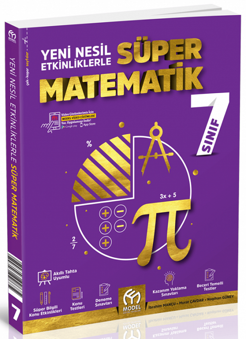 Model 7. Sınıf Matematik Süper Soru Bankası Model Eğitim Yayınları
