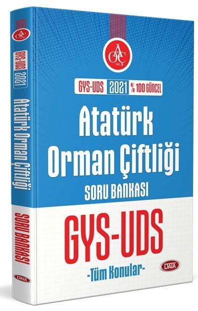Data 2021 GYS UDS Atatürk Orman Çiftliği Soru Bankası Görevde Yükselme Data Yayınları