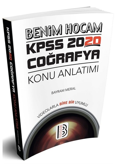 Benim Hocam 2020 KPSS Coğrafya Konu Anlatımı Bayram Meral Benim Hocam Yayınları