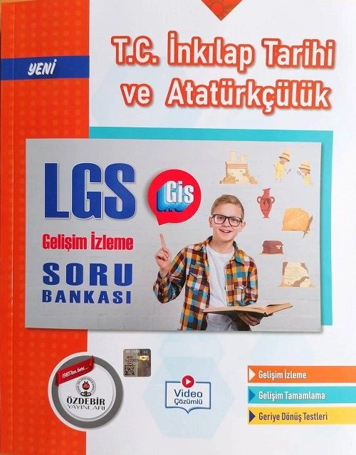 Özdebir 8. Sınıf LGS TC İnkılap Tarihi ve Atatürkçülük GİS Soru Bankası Özdebir Yayınları