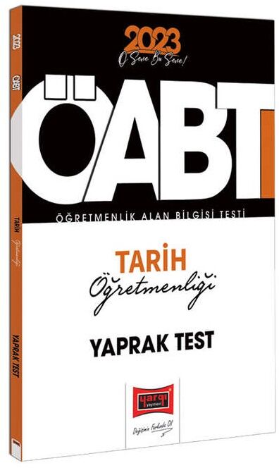 Yargı 2023 ÖABT Tarih Öğretmenliği Yaprak Test Yargı Yayınları