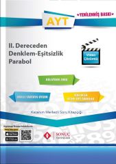 Sonuç YKS AYT 2. Dereceden Denklemler-Eşitsizlikler-Parabol Soru Bankası Sonuç Yayınları