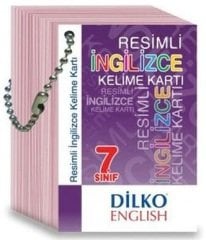 Dilko 7. Sınıf Resimli İngilizce Kelime Kartı Dilko Yayınları