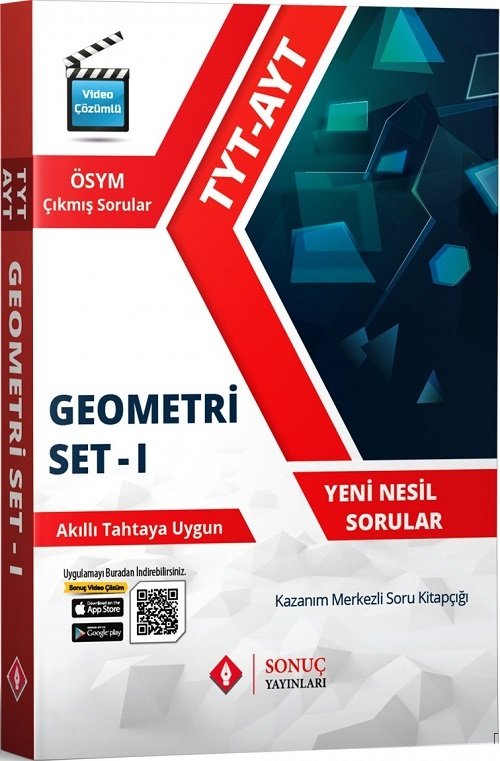 Sonuç YKS TYT AYT Geometri Set-1 Soru Bankası Sonuç Yayınları