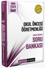 Pegem 2024 ÖABT Okul Öncesi Öğretmenliği Soru Bankası Çözümlü Pegem Akademi Yayınları