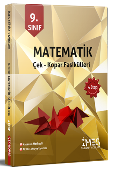 İMES Eğitim 9. Sınıf Matematik Çek Kopar Fasikülleri 4 Etap İMES Eğitim Yayınları
