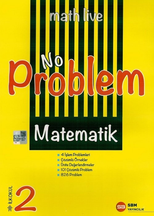 SÜPER FİYAT SBM Yayınları 2. Sınıf Matematik Math Live No Problem Soru Bankası SBM Yayınları