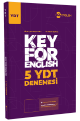 K4 Yayınları YDT Key For English 5 Deneme K4 Yayınları