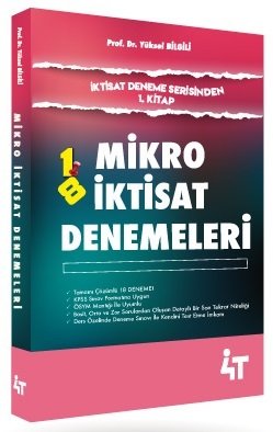 4T Yayınları KPSS A Grubu Mikro İktisat Denemeleri Çözümlü 4T Yayınları