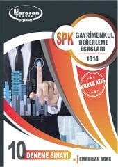 Karacan SPK 1014 Gayrimenkul Değerleme Esasları Nokta Atış 10 Deneme Karacan Yayınları