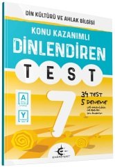 Eker Test 7. Sınıf Din Kültürü ve Ahlak Bilgisi Dinlendiren Test Eker Test Yayınları