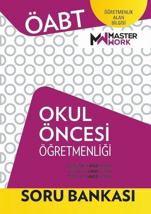 Master Work ÖABT Okul Öncesi Öğretmenliği Soru Bankası Master Work Yayınları