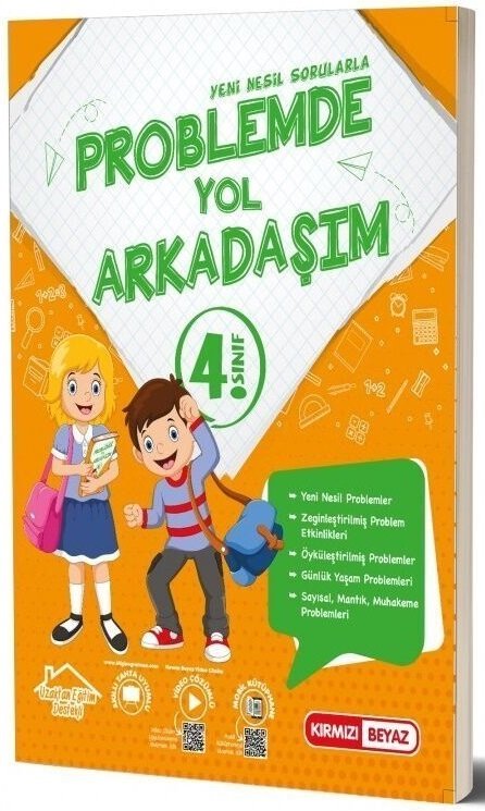 Kırmızı Beyaz 4. Sınıf Problemde Yol Arkadaşım Kırmızı Beyaz Yayınları