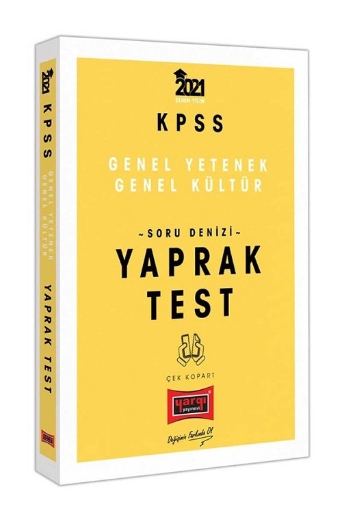 SÜPER FİYAT Yargı 2021 KPSS Genel Yetenek Genel Kültür Soru Denizi Yaprak Test Çek Kopart Yargı Yayınları