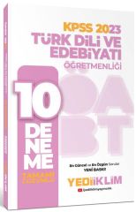 Yediiklim 2023 ÖABT Türk Dili ve Edebiyatı 10 Deneme Tamamı Çözümlü Yediiklim Yayınları