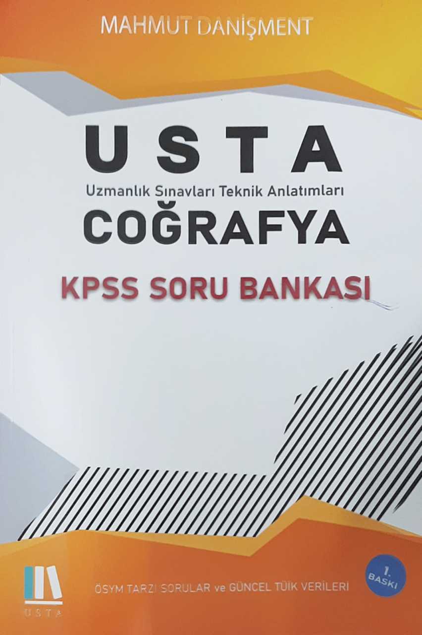 Usta KPSS Coğrafya Soru Bankası 1. Baskı - Mahmut Danişment Usta Yayıncılık